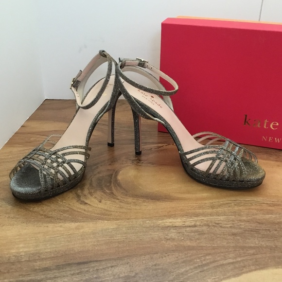 Kate Spade Bronze Women's Platform Heels Sandals - Picture 4 of 6